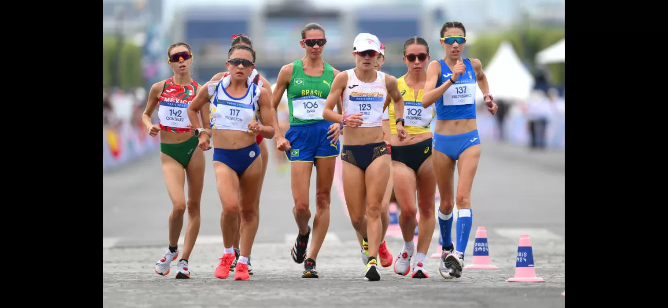 Some Olympic viewers claim race walkers cheated in the Paris marathon.