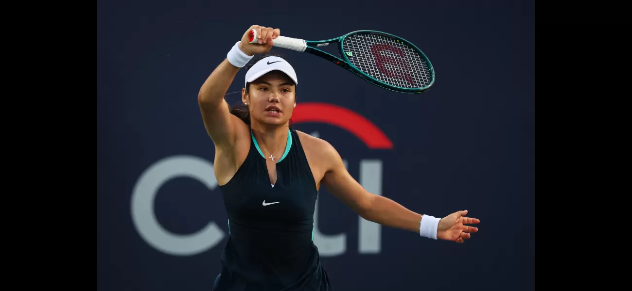 Emma Raducanu admits she was disappointed to miss out on the Olympics but is ready to bounce back at the US Open.