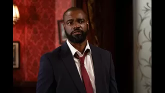 An actor from EastEnders shares a surprising development that causes Junior to become anxious.