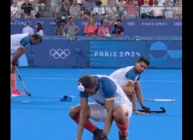 India falls 2-3 to Germany in Olympic men's hockey semifinal.