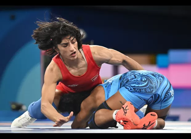 Vinesh Phogat, a wrestler from India, was disqualified from the Olympic final for being slightly over the weight limit by 100g.