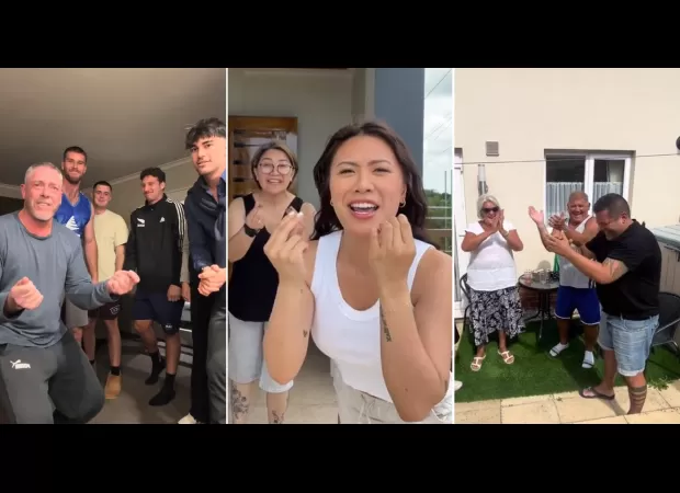 What's the meaning behind the popular 'just give me my money' trend on TikTok?