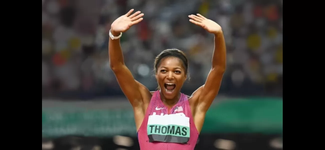 Gabby Thomas finally wins gold in the 200-meter race at the Paris Olympics.