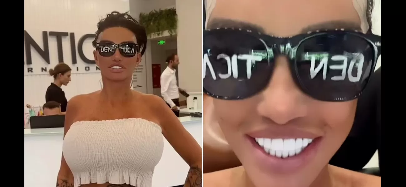 British celebrity Katie Price continues to showcase her cosmetic enhancements despite a looming arrest warrant in the UK.