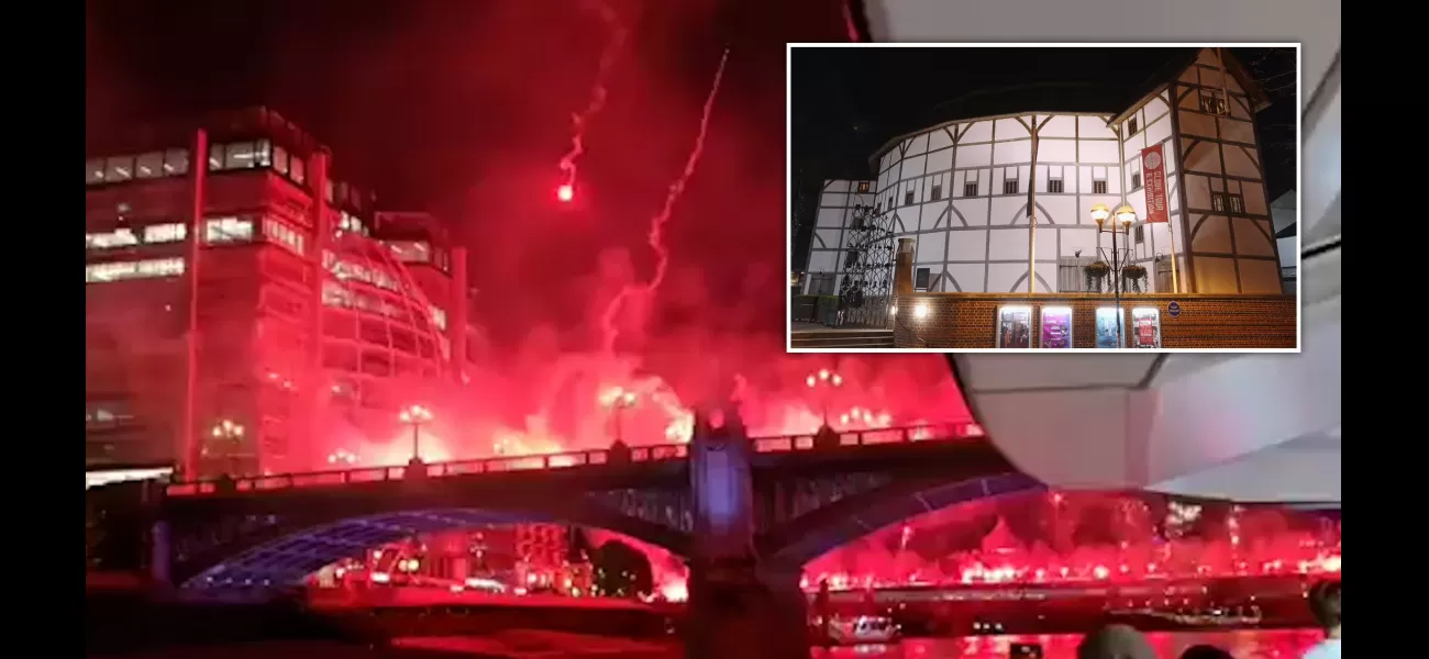 Explanation for late-night fireworks and flares on London bridges has been discovered.