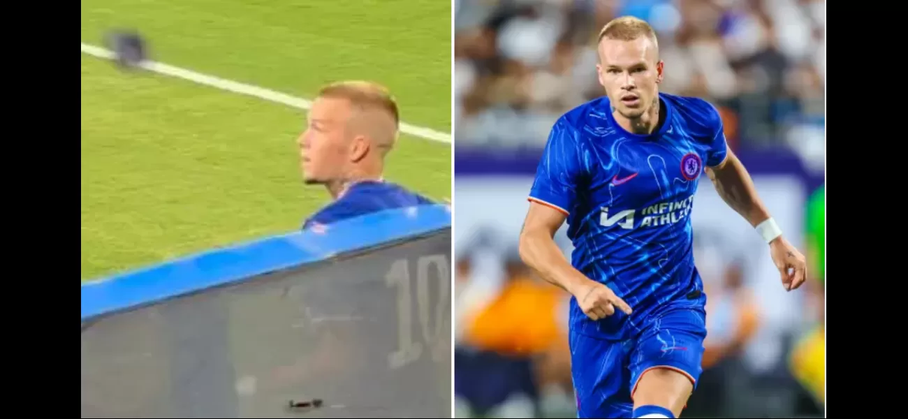 Chelsea fan throws phone at Mykhailo Mudryk during USA tour.