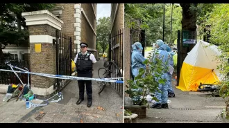 Second murder in 30 hours in same borough as man is shot near Tube station.