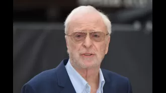 Michael Caine's two-word comment on UK race riots goes viral.
