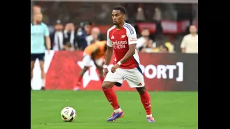 Timber and Calafiori absent for Arsenal match against Leverkusen.
