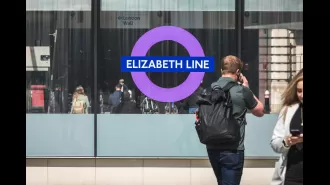 Underground line and airport flights in London affected by delays and cancellations.
