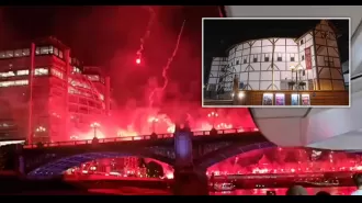 Explanation for late-night fireworks and flares on London bridges has been discovered.