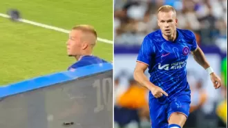 Chelsea fan throws phone at Mykhailo Mudryk during USA tour.
