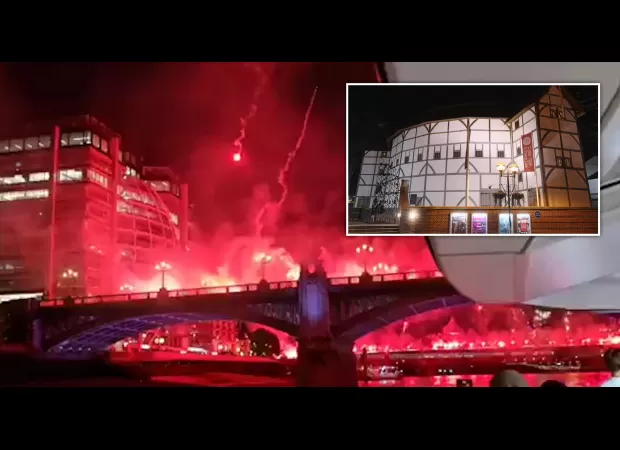 Explanation for late-night fireworks and flares on London bridges has been discovered.