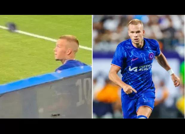 Chelsea fan throws phone at Mykhailo Mudryk during USA tour.