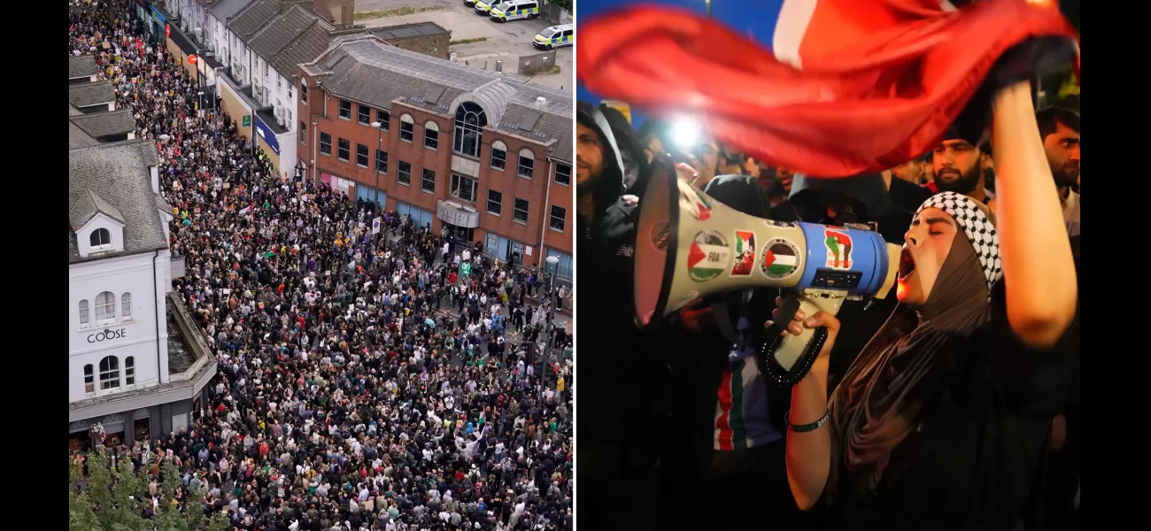 In response to the violent rioters, thousands of anti-racist individuals in Britain took a stand to show their opposition.