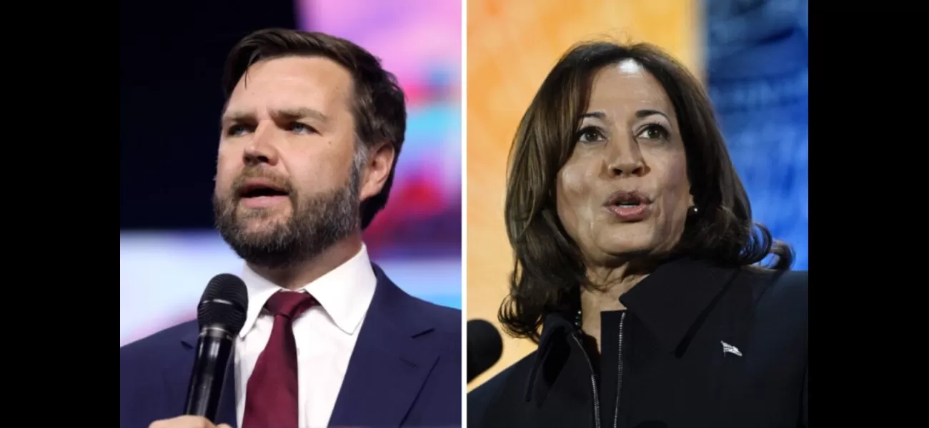 J.D. Vance attempts to approach Vice President Kamala Harris near Air Force 2.