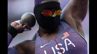 Olympics star's gender misidentification corrected by BBC commentator.