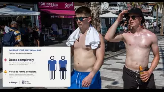 British tourists in Spain must take note of new dress code guidelines.