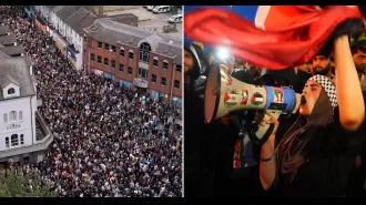 In response to the violent rioters, thousands of anti-racist individuals in Britain took a stand to show their opposition.