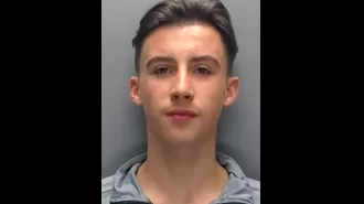 A person arrested for throwing a brick at police claims to be a child.