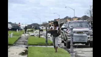 Houston neighborhoods struggle to bounce back one month after being hit by Hurricane Beryl.