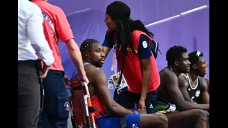 Gabby Logan believes Noah Lyles made a selfish choice to run in the 200m Olympic final despite having Covid.