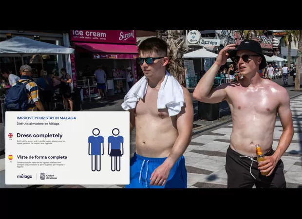 British tourists in Spain must take note of new dress code guidelines.