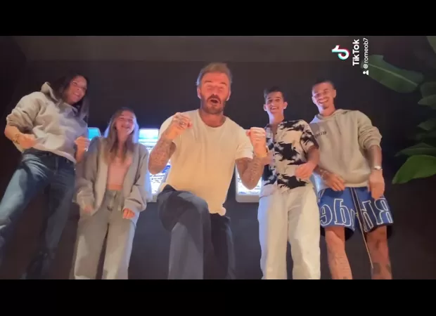 Victoria Beckham gets pranked by her husband David and children in a viral video that didn't go as planned.