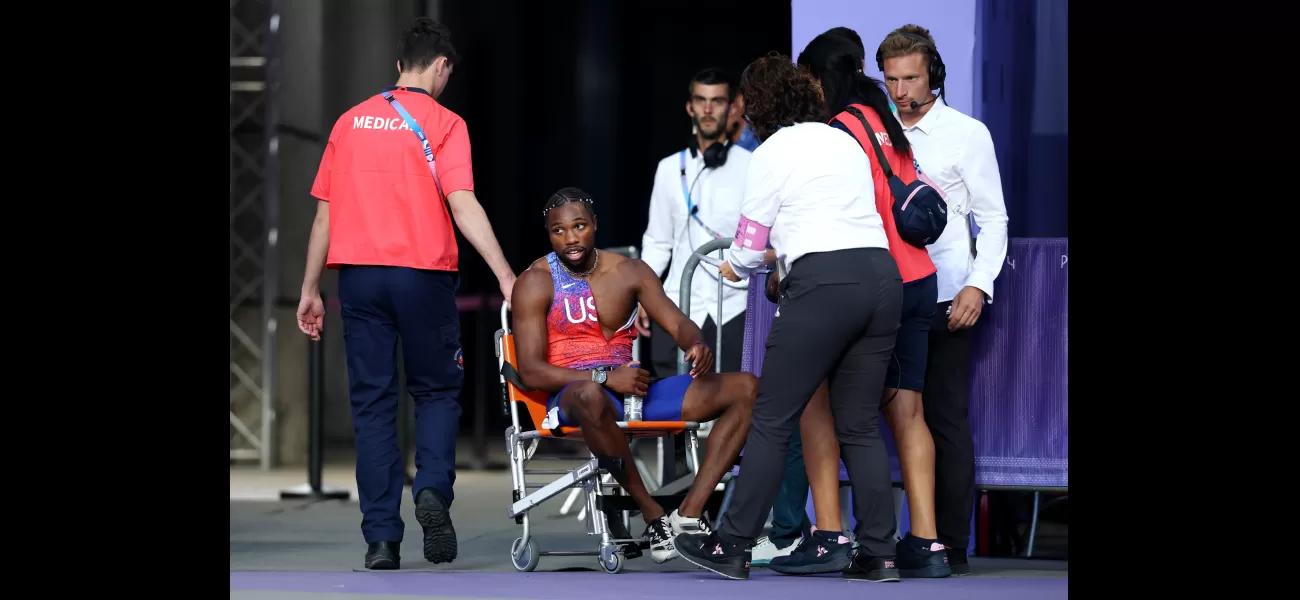 Letsile Tebogo defends Noah Lyles against backlash for competing in 200m Olympic final while battling Covid.