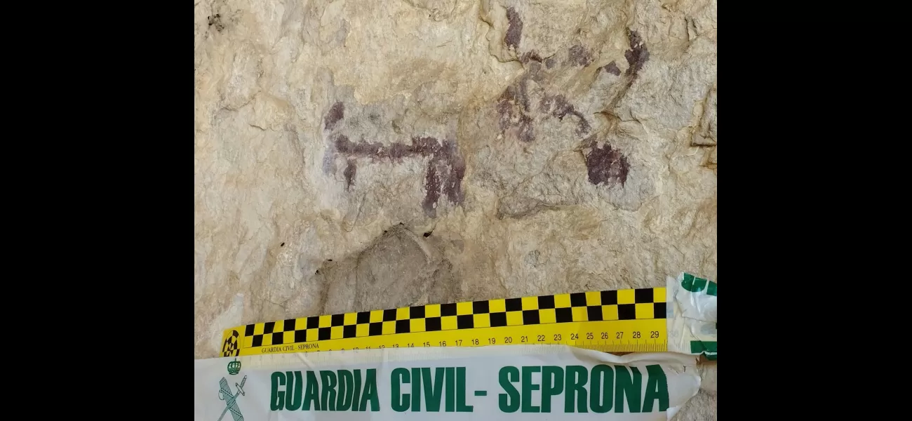 Man accused of splashing water on ancient cave art to improve photographs.