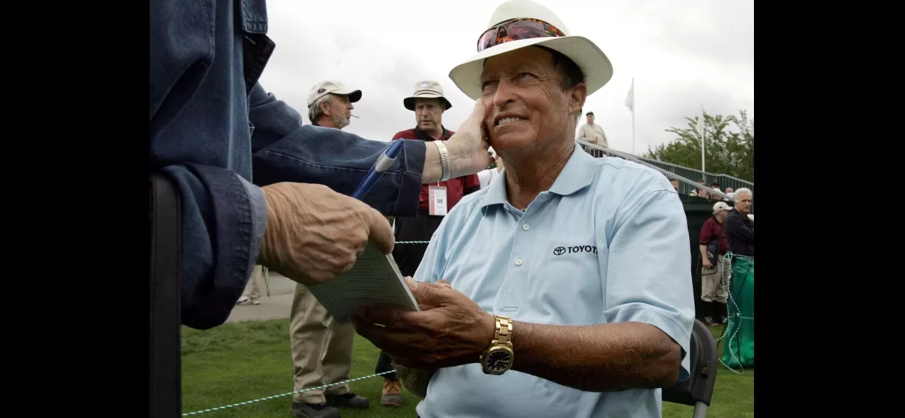 Golf legend Chi Chi Rodriguez dies at 88, known for his entertaining behavior on the golf course.