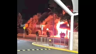 Police in New South Wales are looking into a fire at a tobacco shop that may have been intentionally set.