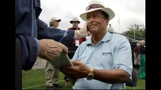 Golf legend Chi Chi Rodriguez dies at 88, known for his entertaining behavior on the golf course.