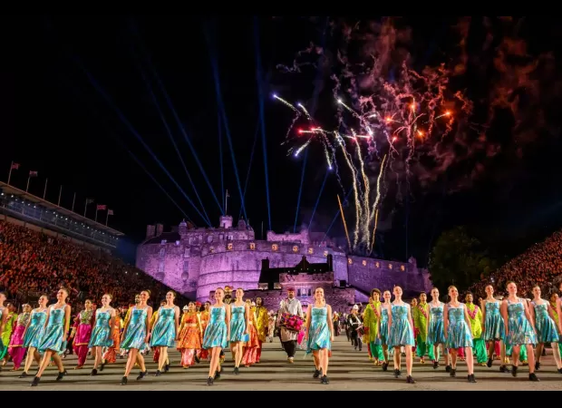 The Royal Edinburgh Military Tattoo is a spectacular event that showcases traditional music and military pageantry.