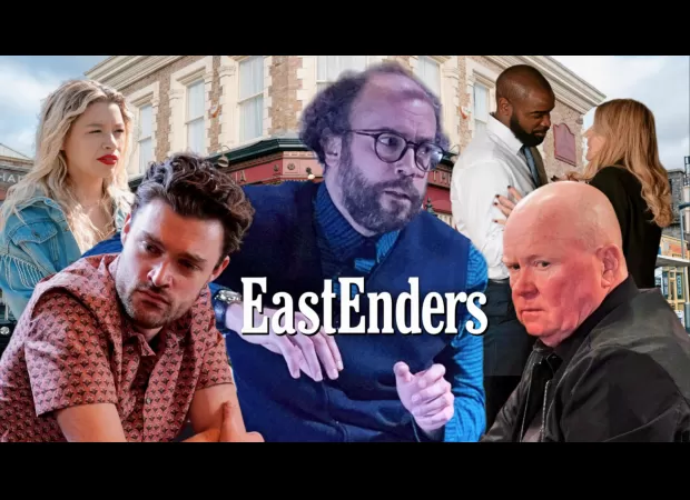The popular soap EastEnders reveals that Reiss has been caught and another beloved character might be dead, shown in 35 images.