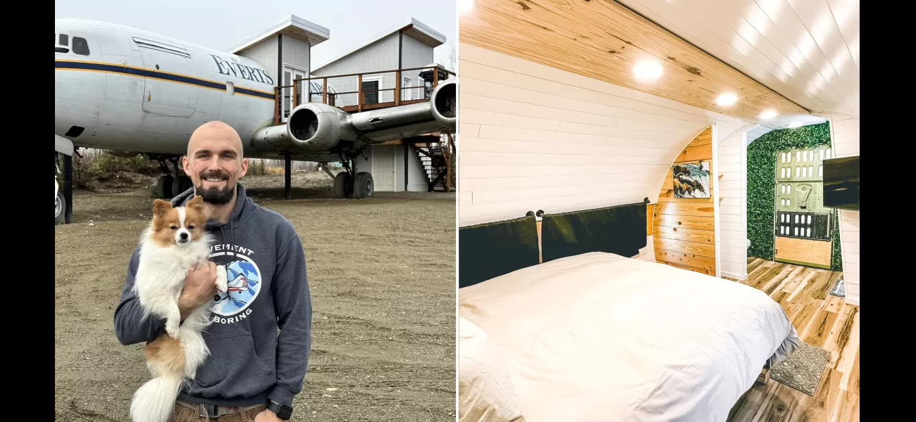 I converted two vintage planes into a luxurious Airbnb for £450 per night.
