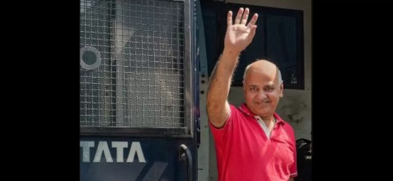 After 17 months, Manish Sisodia is released from Tihar jail.