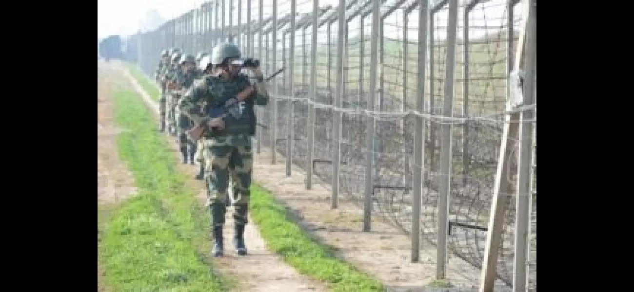 Border Security Force prevents illegal entry of Bangladeshi nationals at Cooch Behar border in West Bengal.