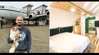 I converted two vintage planes into a luxurious Airbnb for £450 per night.