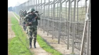 Border Security Force prevents illegal entry of Bangladeshi nationals at Cooch Behar border in West Bengal.