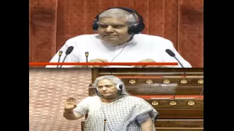 Chairman Dhankhar and Jaya Bachchan clash in RS, Opposition exits.