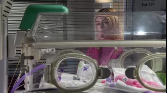 Lauren Bolton reveals the identity of her baby's father on Coronation Street.