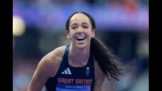 Katarina Johnson-Thompson expressed relief after winning her first Olympic medal.
