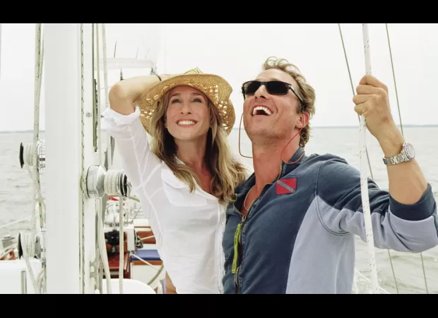 Critically-panned romantic comedy from the 2000s, featuring A-list actors, becomes a worldwide success almost two decades later.