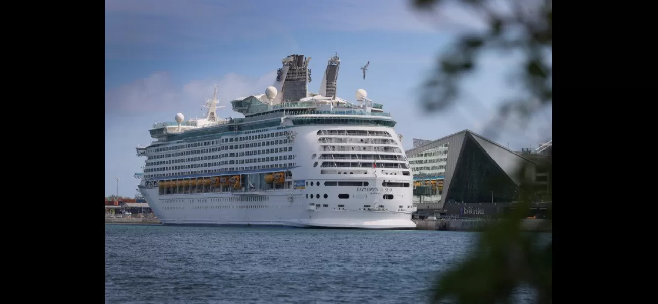 British tourist goes overboard from a cruise ship near a remote island.