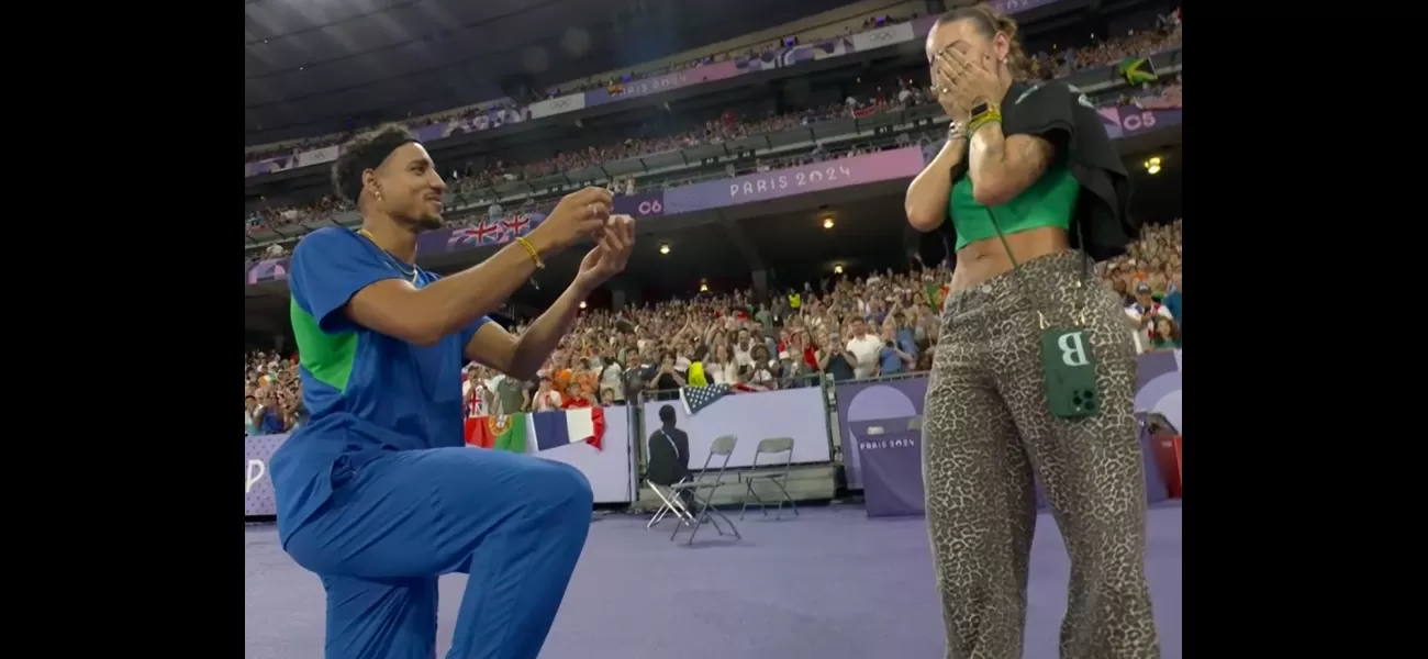 Fifth Olympian at Paris 2024 to get engaged is Brazilian athlete.