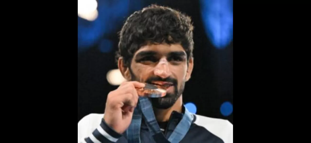 Aman Sehrawat, bronze medalist at Paris Olympics, hopes to be a source of inspiration for young generations.