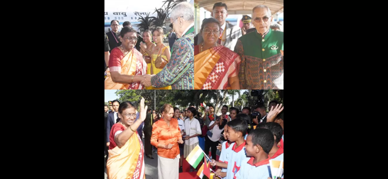 President Murmu visits Timor-Leste to strengthen relations between the two countries.