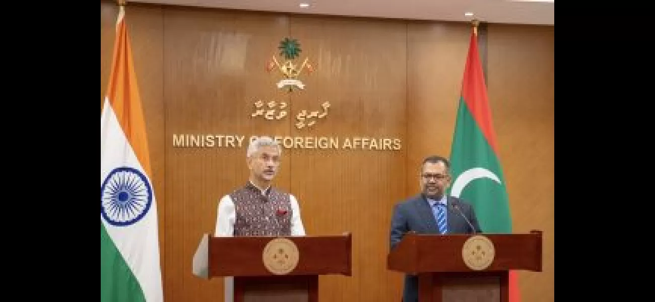 Indian minister Jaishankar meets Maldives' counterpart, talks about collaboration on security and trade.