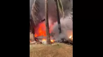 A plane crashes, killing all 61 passengers.
